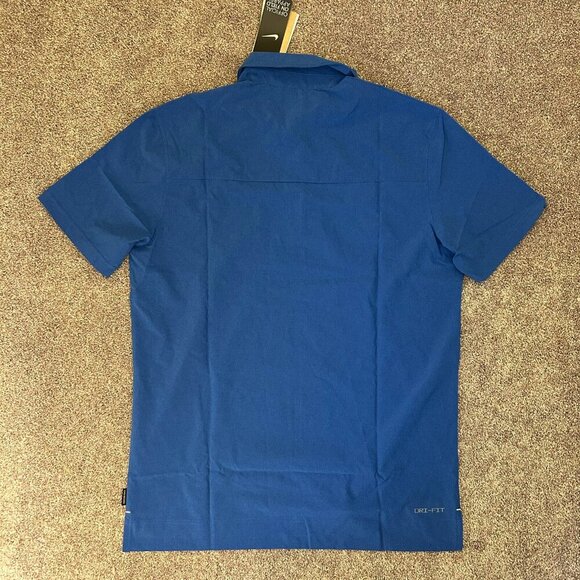 Nike Men's Kentucky Wildcats Polo Shirt Size L Blue NCAA Football NWT $85 - Picture 9 of 12